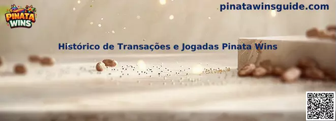 Histórico de Transações e Jogadas Pinata Wins